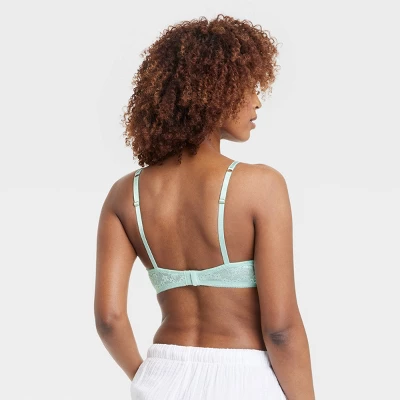 Women's Lace Plunge Push-Up Bra - Auden™ 1 Women's Lace Plunge Push-Up Bra - Auden™