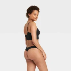 Women's Cotton Stretch Comfort Thong Underwear - Auden™
