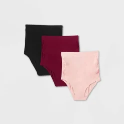 Maternity 3pk Over The Belly Hipster Underwear - Auden™ Pink/Maroon/Black -Soft Comfort Bra Hub GUEST 16144cce e76b 4d81 aae5 1969d60ce0fd
