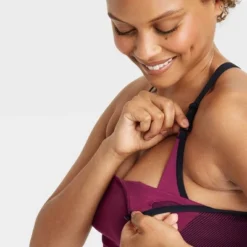 Women's Nursing Yoga Bralette - Auden™ Red 11 Women's Nursing Yoga Bralette - Auden™ Red -Soft Comfort Bra Hub GUEST 170f0ec6 f21e 457a 83ab 92d383ea97ae