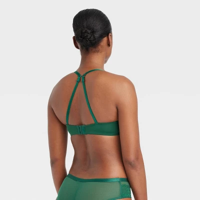 Women's Bliss Lightly Lined Wirefree Bra - Auden™ Green 3 Women's Bliss Lightly Lined Wirefree Bra - Auden™ Green - Image 3