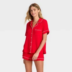 Women's Cloud Knit Short Sleeve Notch Collar Shirt And Shorts Pajama Set - Auden™ 15 Women's Cloud Knit Short Sleeve Notch Collar Shirt And Shorts Pajama Set - Auden™ -Soft Comfort Bra Hub GUEST 2566fda2 a7ee 44ab 900e 7d3e25ac245e