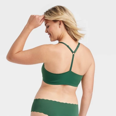 Women's Signature Smooth Scoop Bralette - Auden™ Green 4 Women's Signature Smooth Scoop Bralette - Auden™ Green - Image 4