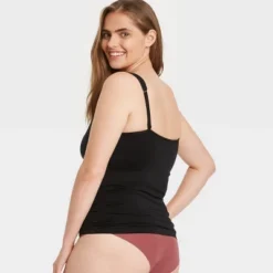 Women's All-in-One Nursing And Pumping Cami - Auden™ Black XS -Soft Comfort Bra Hub GUEST 4da3f8a9 b1ca 4342 acd1 3a1197608562