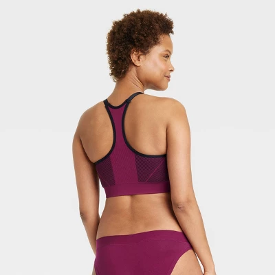 Women's Nursing Yoga Bralette - Auden™ Red 1 Women's Nursing Yoga Bralette - Auden™ Red