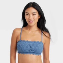 Women's Eyelet Lace Lightly Lined Bandeau Bralette - Auden™ -Soft Comfort Bra Hub GUEST 64c528c0 5d1f 4037 a2a6 1c44a9830c79