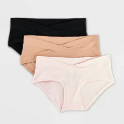 Maternity 3pk Cotton Blend Under The Belly Hipster Underwear - Auden™ Black/Pearl Tan/Rose Pink 5 Maternity 3pk Cotton Blend Under The Belly Hipster Underwear - Auden™ Black/Pearl Tan/Rose Pink -Soft Comfort Bra Hub GUEST 818e3b70 c38e 438d 873f e3e6654d00ca