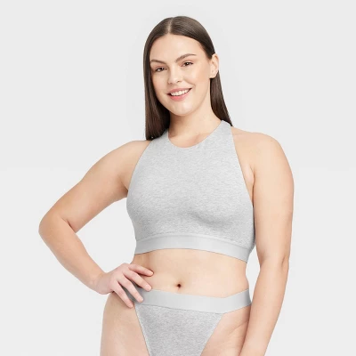 Women's Cotton Stretch Cross Back Bralette - Auden™ 3 Women's Cotton Stretch Cross Back Bralette - Auden™ - Image 3