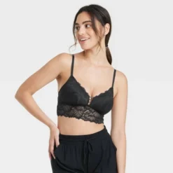 Women's Longline Lace Bralette - Auden™ -Soft Comfort Bra Hub GUEST a16e0553 e874 4788 97a3 613aefe486a6