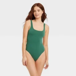 Women's 4-Way Stretch Tank Bodysuit - Auden™ Green 9 Women's 4-Way Stretch Tank Bodysuit - Auden™ Green -Soft Comfort Bra Hub GUEST a467c5f2 baf4 4dcd 88df cf7319f76b4e