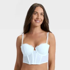Women's Woven Cotton Lingerie Corset - Auden™ White 9 Women's Woven Cotton Lingerie Corset - Auden™ White -Soft Comfort Bra Hub GUEST a5a23643 2808 4285 ad7e c0d1b0a524dd