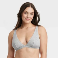 Women's Cotton Blend Plunge Bralette - Auden™ -Soft Comfort Bra Hub GUEST a64c1514 b2e9 44a2 8079 9037fb152dde