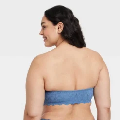 Women's Eyelet Lace Lightly Lined Bandeau Bralette - Auden™ -Soft Comfort Bra Hub GUEST b37d3697 70da 41a5 b371 dff4954252c2