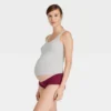 Maternity 3pk Under The Belly Maternity Hipster Underwear - Auden™ Pink/Maroon/Black