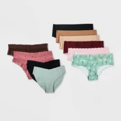 Women's 10pk Mix & Match Cheeky Underwear - Auden™ Assorted Color -Soft Comfort Bra Hub GUEST c2974ac3 e079 4ad7 b969 712f0d9169e3