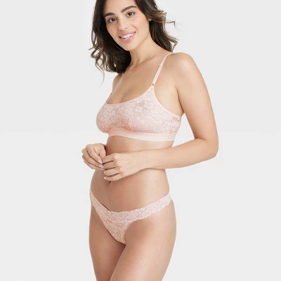 Women's Allover Lace Thong Underwear - Auden™ 2 Women's Allover Lace Thong Underwear - Auden™ - Image 2