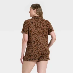 Women's Cloud Knit Short Sleeve Notch Collar Shirt And Shorts Pajama Set - Auden™ 13 Women's Cloud Knit Short Sleeve Notch Collar Shirt And Shorts Pajama Set - Auden™ -Soft Comfort Bra Hub GUEST d4d4b9e6 e53f 4af4 84e2 044ea2c851a3