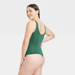 Women's 4-Way Stretch Tank Bodysuit - Auden™ Green 8 Women's 4-Way Stretch Tank Bodysuit - Auden™ Green -Soft Comfort Bra Hub GUEST db729dcf e873 4ae7 85f4 c83ef57a2d36