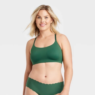 Women's Signature Smooth Scoop Bralette - Auden™ Green 3 Women's Signature Smooth Scoop Bralette - Auden™ Green - Image 3