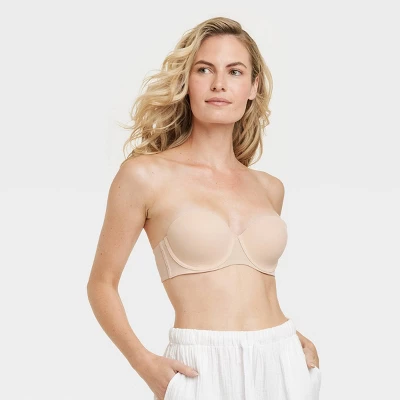 Women's Lightly Lined Strapless Bra - Auden™ 6 Women's Lightly Lined Strapless Bra - Auden™ - Image 6